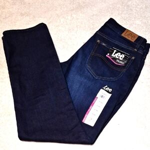 Lee Women's Straight Leg Jeans - Dark Blue